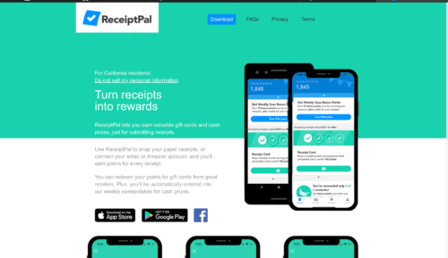 Receipt Pal to earn rewards for everydauy purchases