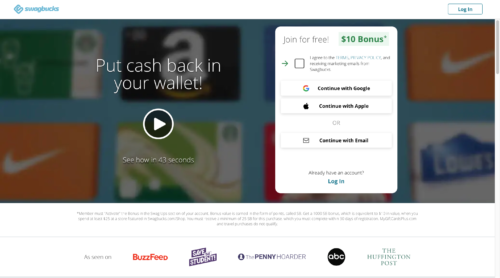 Use Swagbucks for everyday purchases