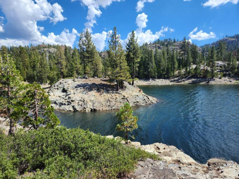 Bowman Lake Northern California Tahoe National Forest summer