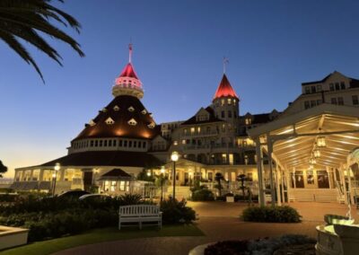 Hotel del Coronado at Night - Mini Travel Adventures 4 Us Nighttime at the Hotel Del Coronado