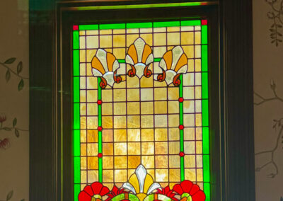 Hotel del Stained Glass Entryway