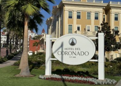 Hotel del Coronado Est 1888 - Mini Travel Adventures 4 Us Hotel del Coronado Est 1888 main entrance sign