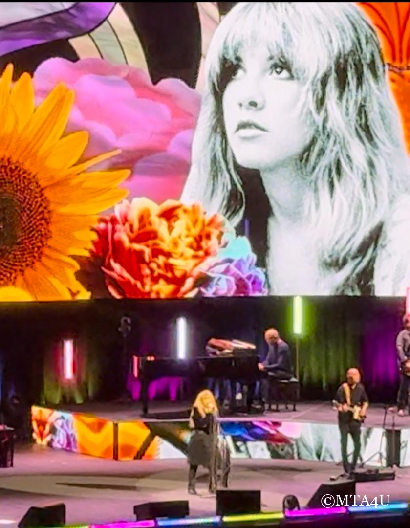 Attending the Stevie Nicks concert at Golden 1 Center Sacramento, CA