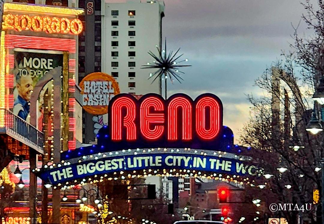 Reno Nevada Biggest Little City Sign