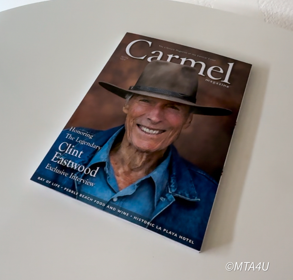 Clint Eastwood Featured In Carmel Magazine