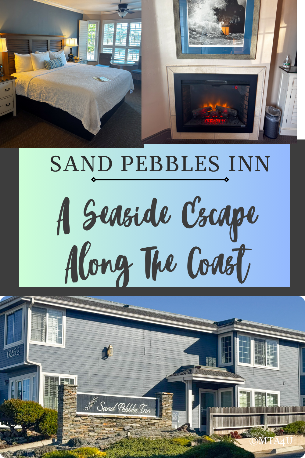 Sand Pebbles Inn - A Seaside Escape on the California Coast, featuring cozy rooms and stunning coastal views.