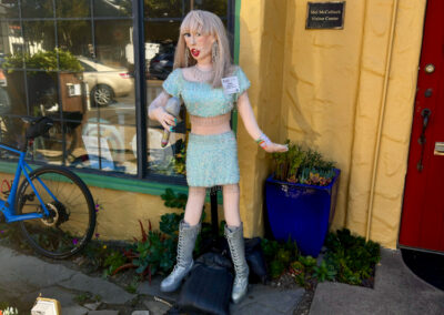 Scarecrow Festival Displays in Cambria - Mini Travel Adventures 4 Us Creative scarecrow displays at the Cambria Scarecrow Festival.