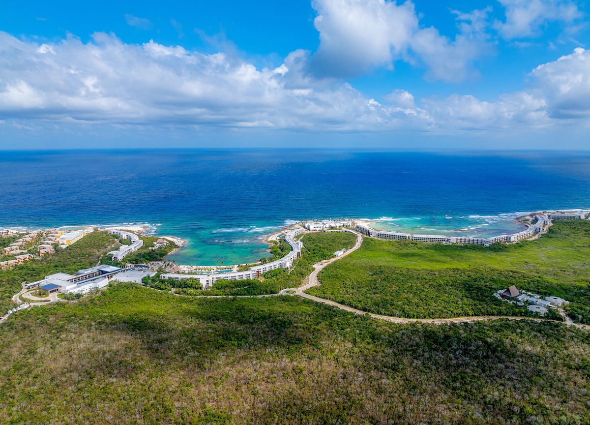 Aerial View – Family Resort in Tulum, Mexico - Mini Travel Adventures 4 Us Hilton Tulum Riviera Maya All-Inclusive Resort