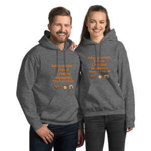 Adventurous Travel Hoodie Graphite Heather