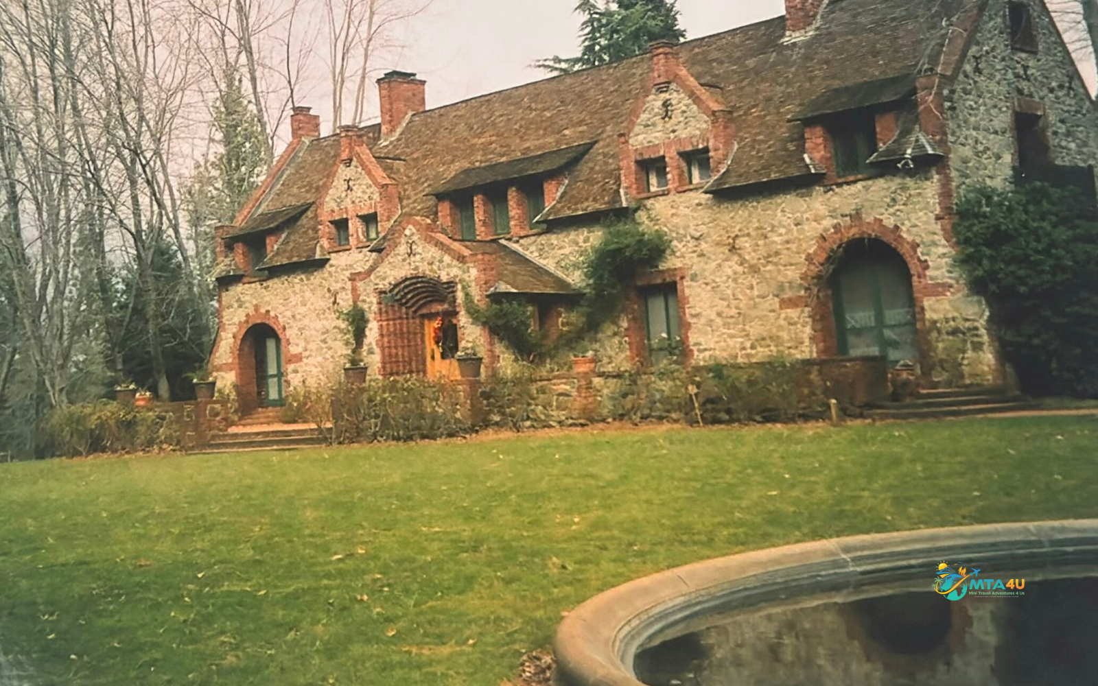 Bourne Cottage at Empire Mine State Historic Park in Grass Valley, California.