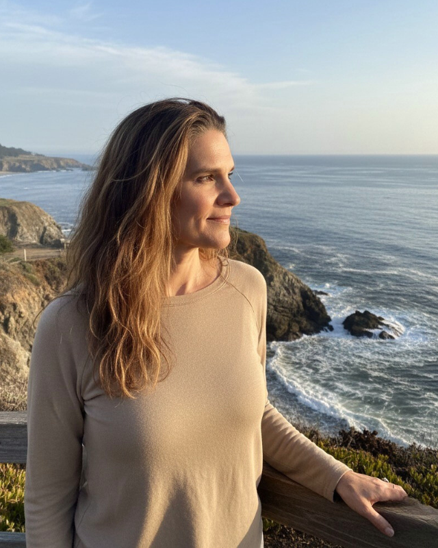 Noel Chapman overlooking the California coastline, reflecting on new possibilities and a clear path forward.