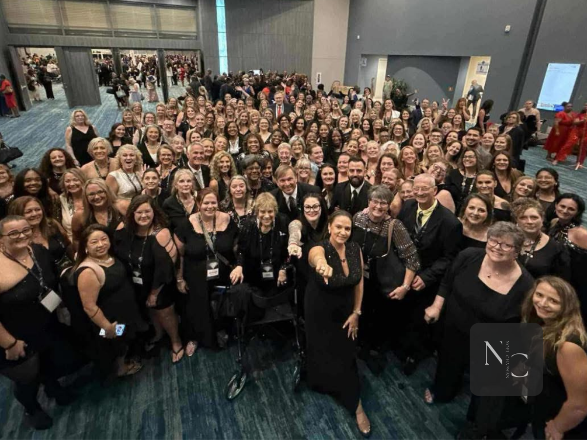 Noel Chapman attending a PlanNet Marketing convention with the Destination Dreamers leadership community in 2025.