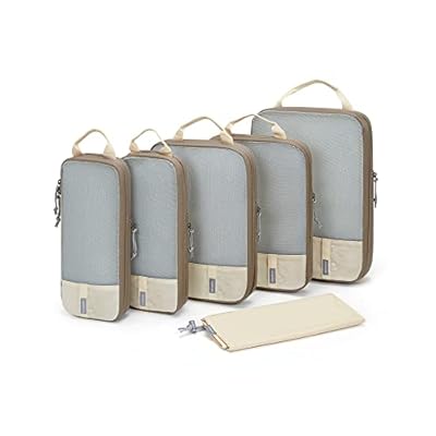 compression packing cubes for travel carry on suitcase organization lightweight luggage organizers.