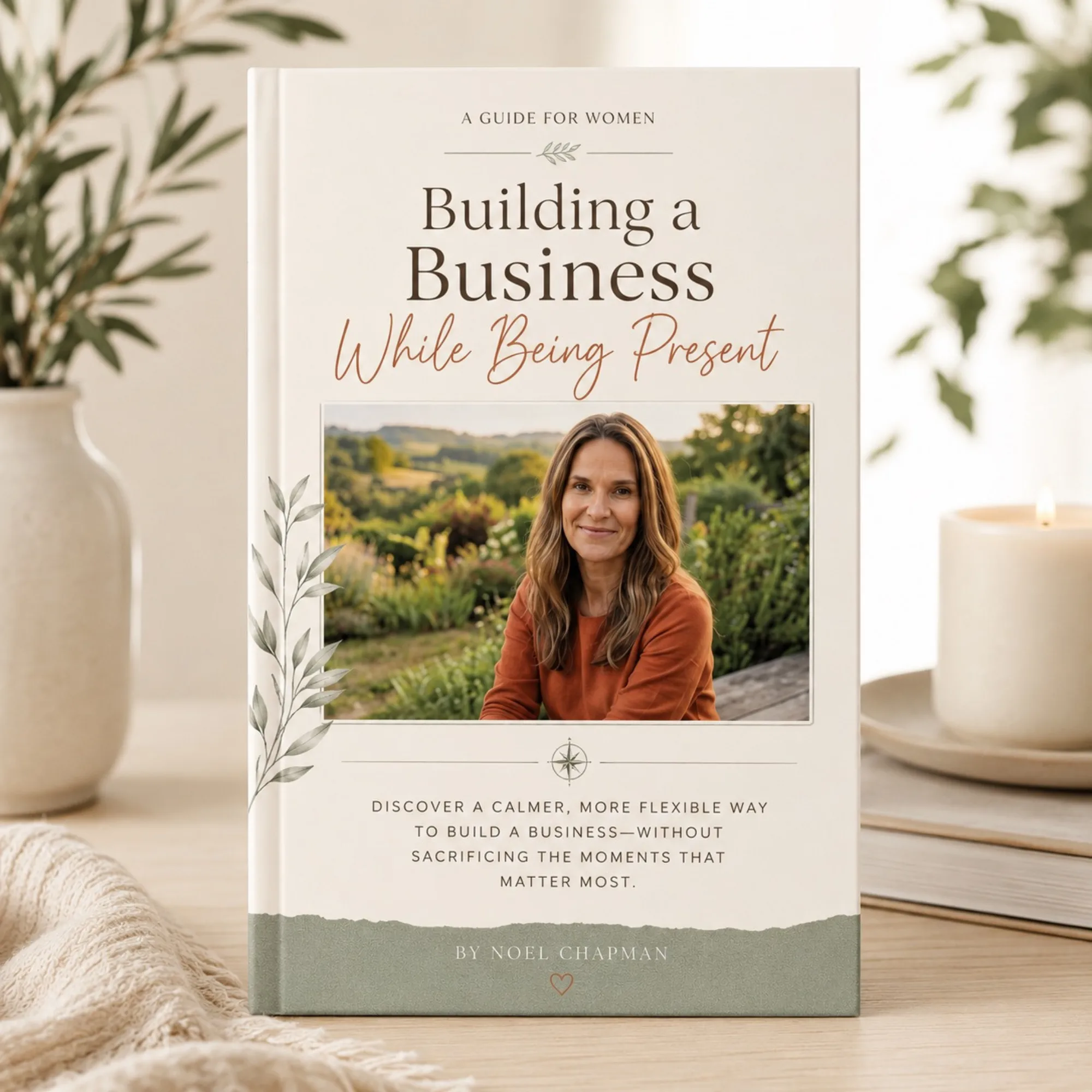 Building a Business While Being Present 3D Book Mockup - Mini Travel Adventures 4 Us Inside the Guide